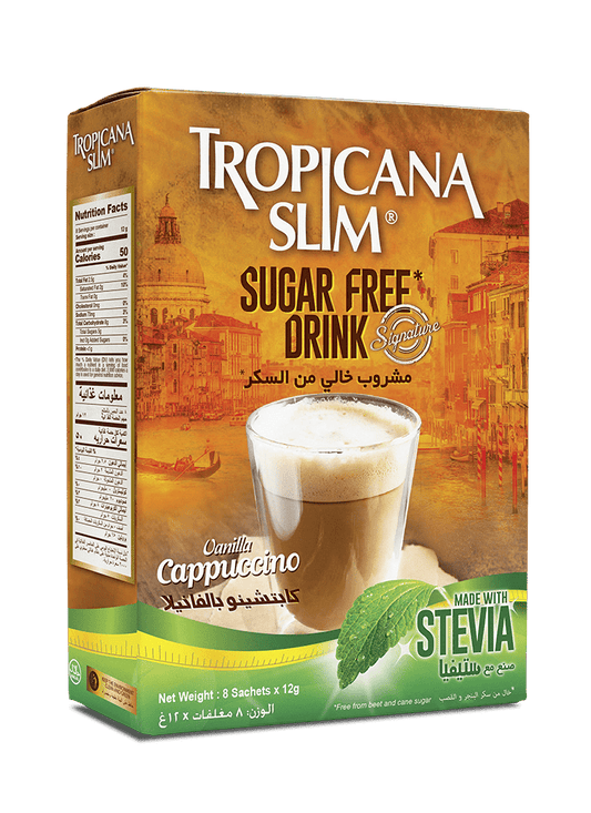 Tropicana Slim Sugar Free Cappuccino - sugarfree.pk