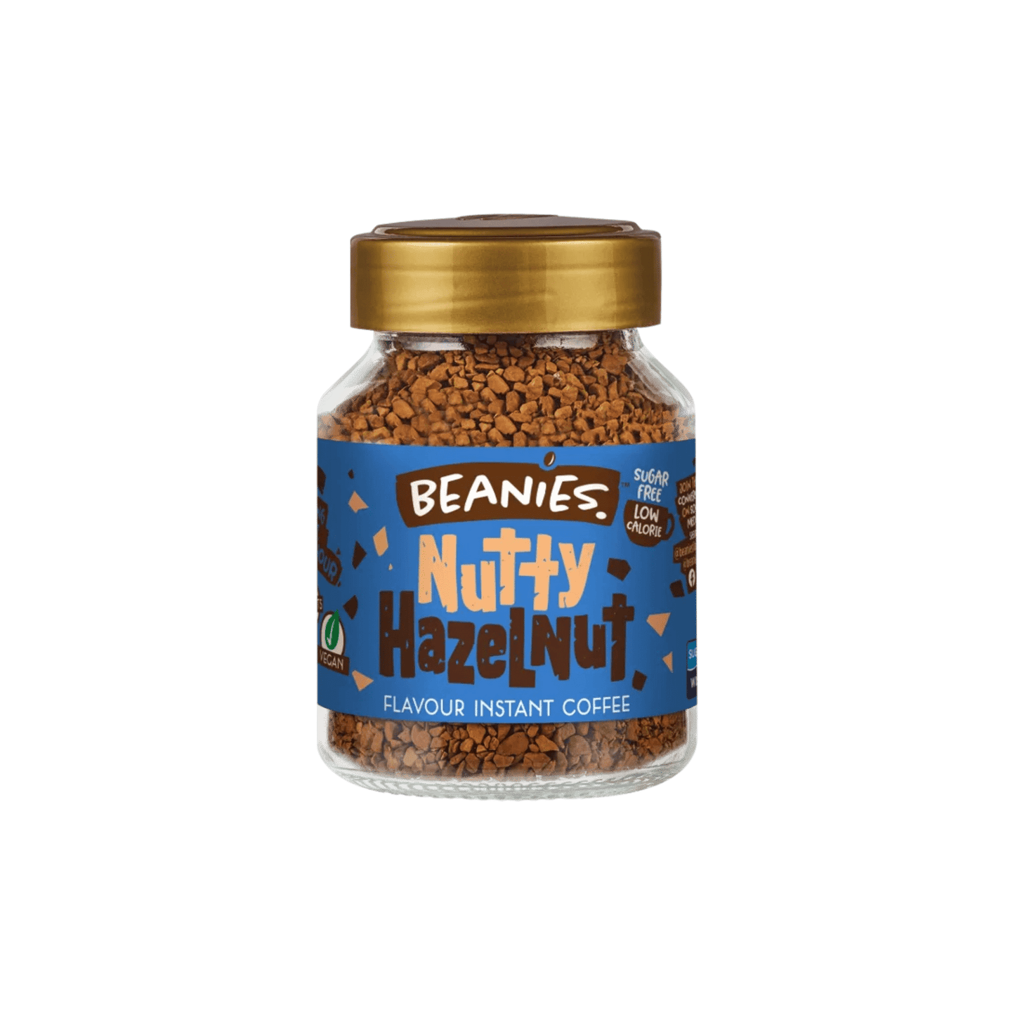 Beanies Flavored Coffee Nutty Hazelnut 50g - sugarfree.pk