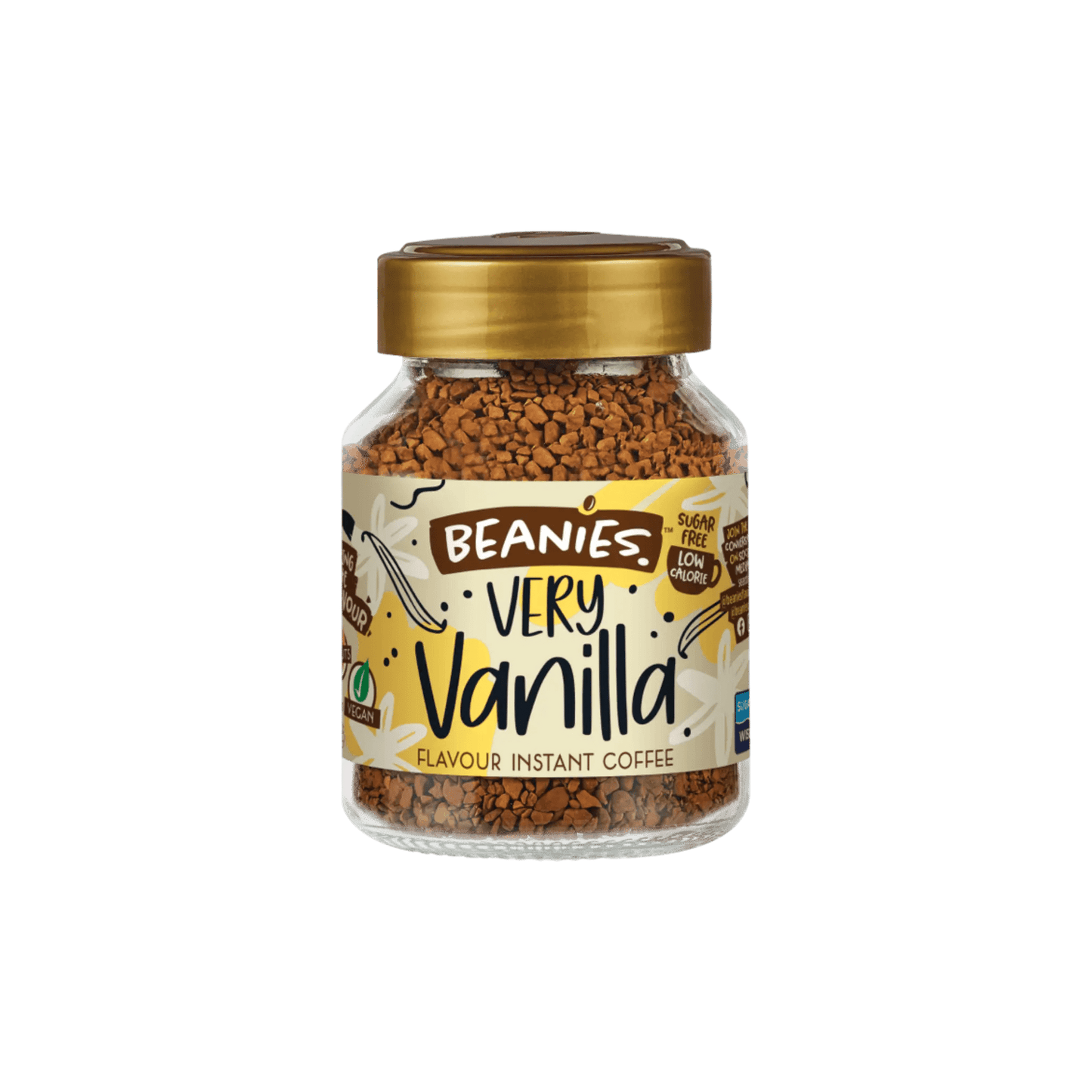 Beanies Flavored Coffee Very Vanilla 50g - sugarfree.pk