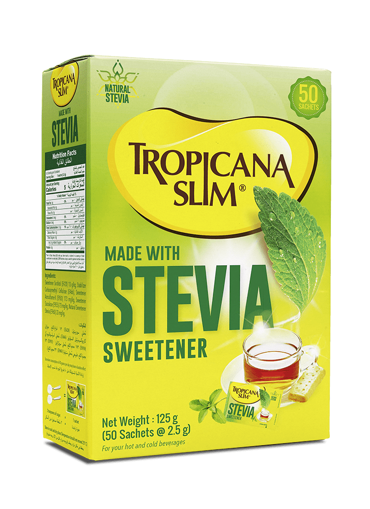 Tropicana Slim Stevia with Chromium 50 Sachet - sugarfree.pk