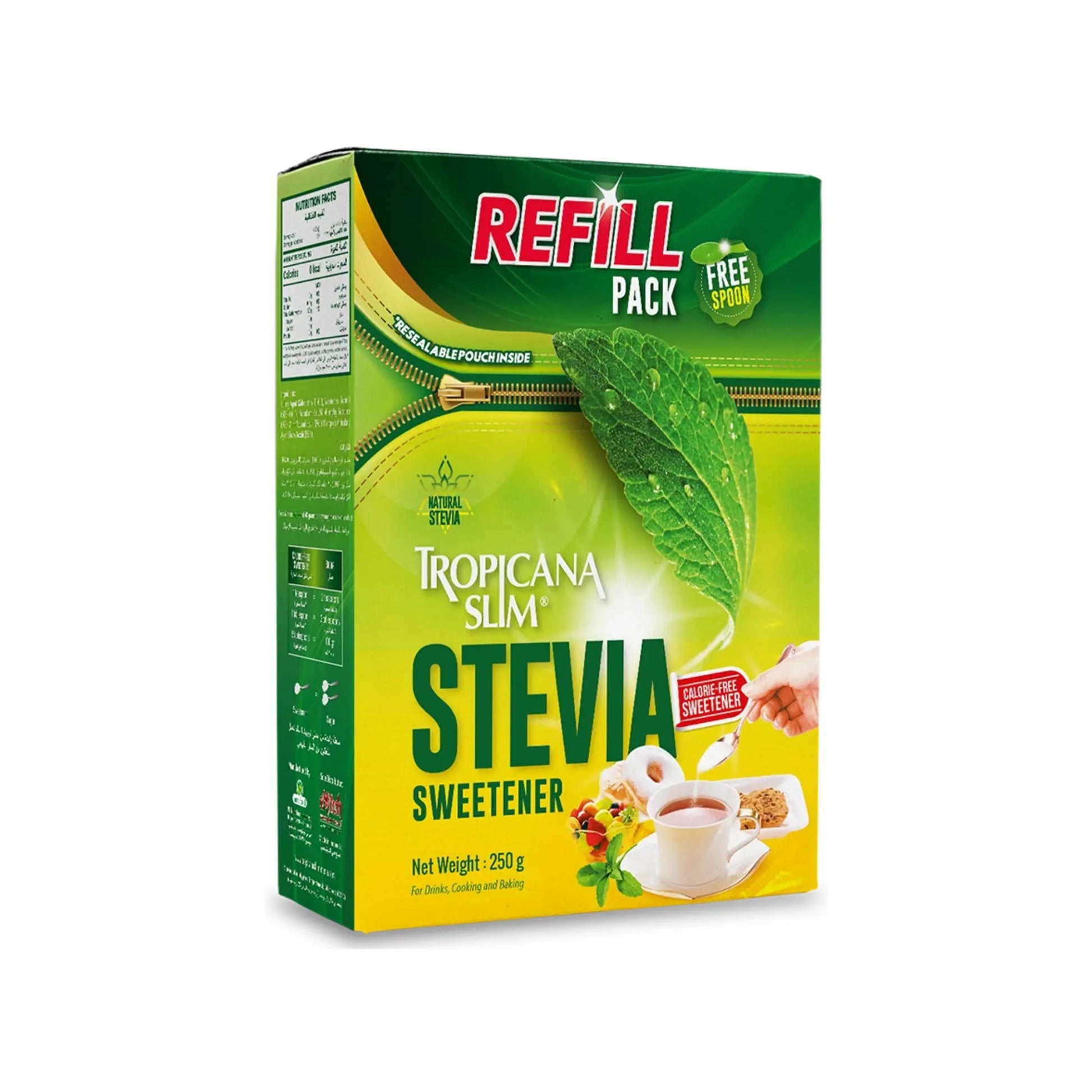 Tropicana Slim Stevia Refill Pack - sugarfree.pk