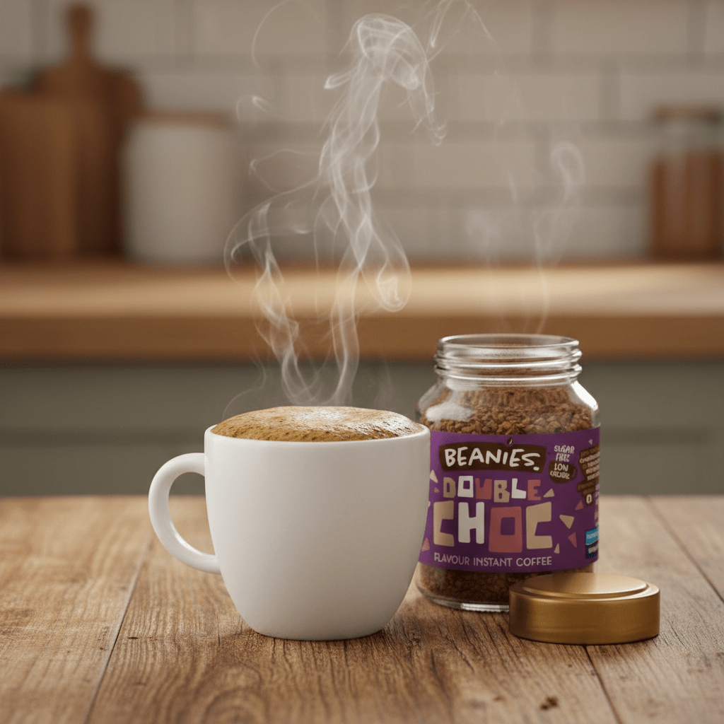 Beanies Flavored Coffee Double Choc 50g - sugarfree.pk